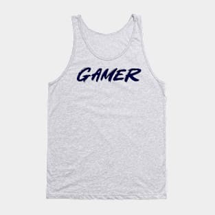 Gamer Logo Navy Blue Version Tank Top